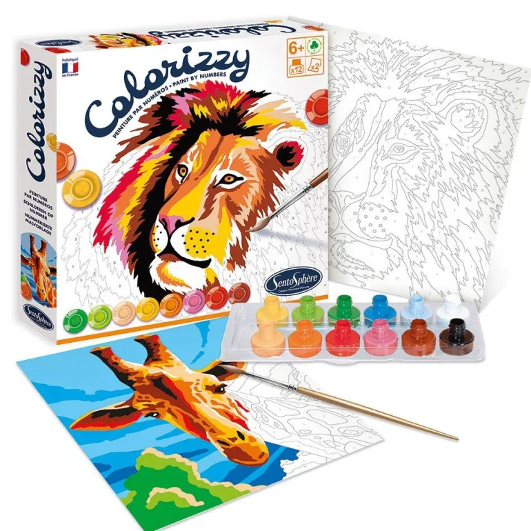 Colorizzy animales selva pintar por números