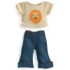 Conjunto camiseta león y pantalón vaquero 32cm