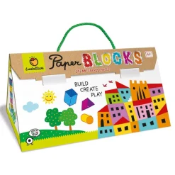 Construcción bloques de papel 180 pzas