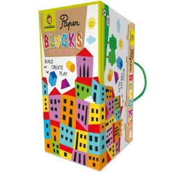 Construcción bloques de papel 180 pzas