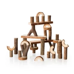 Construcción de madera Branch Blocks 36 piezas
