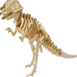 Construcción de madera para ensamblar T-Rex 3D