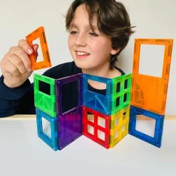 Construcción magnética puertas y ventanas 16 piezas Imanix