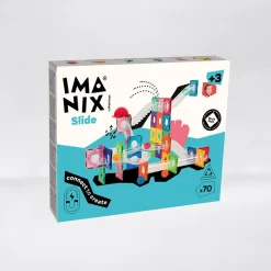 Construcción magnética tobogán 70 piezas Imanix