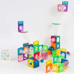 Construcción magnética tobogán 134 piezas Imanix