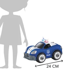 Construye coche de policía RC