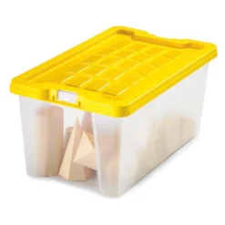 Contenedor multiusos con tapa 22,6 x 37 x 16cm.