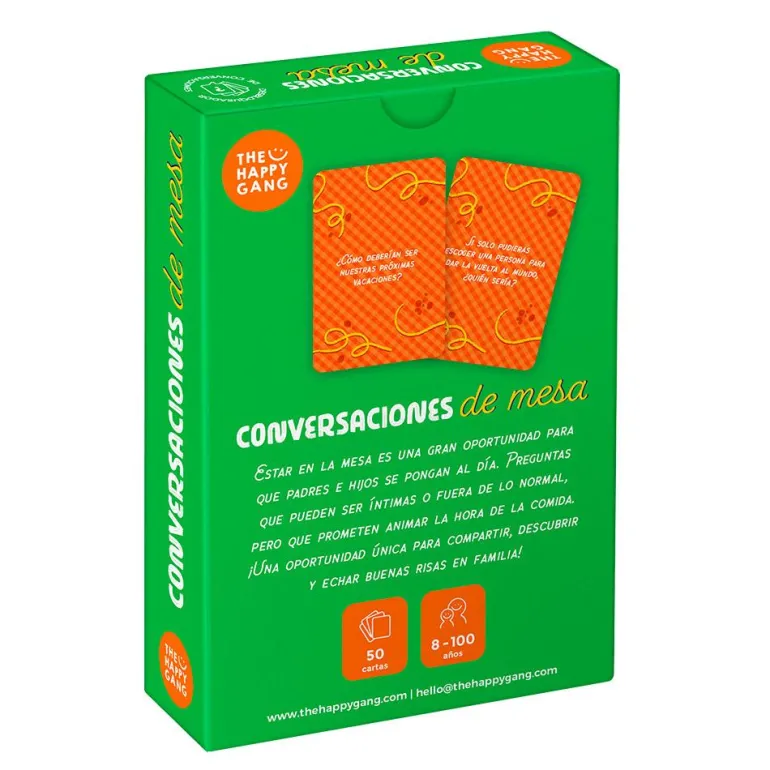 Conversaciones de mesa 50 preguntas