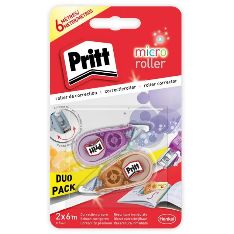 Corrector cinta Pritt 2 unidades Micro Roller