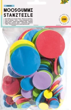 Círculos de foam 200 unidades Folia