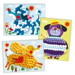 Crea con pompones Perros para acariciar