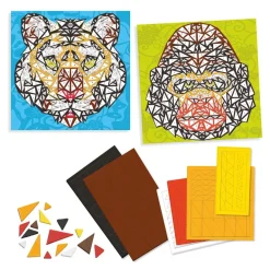 Crea mosaicos con teselas de foam