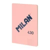 Cuaderno A4 48 hojas cuadro 5x5mm rosa serie 1918