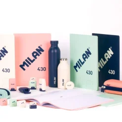 Cuaderno A4 48 hojas cuadro 5x5mm beige serie 1918