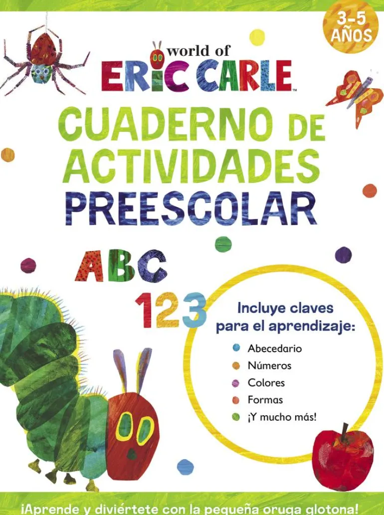 Cuaderno de actividades preescolar (Colección Eric Carle)