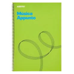 Cuaderno de música Additio Appunto