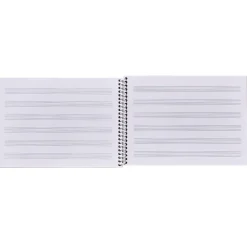Cuaderno de música Additio Basic 6 pentagramas.