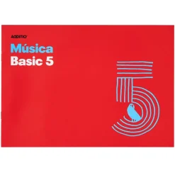 Cuaderno de música Additio Basic 5 pentagramas