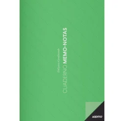 Cuaderno memo notas