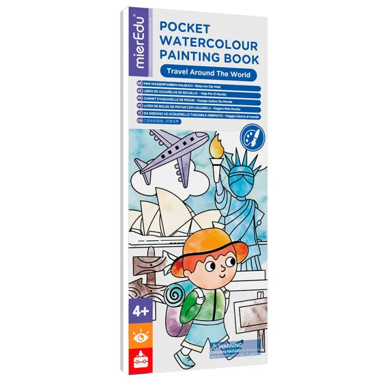 Cuaderno pocket acuarelas viaje por el mundo