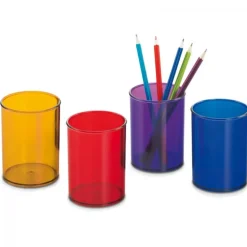 Cubilete translúcido 7,8x10cm.