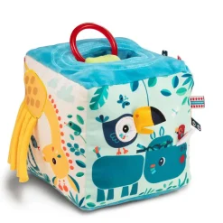 Cubo tela actividades sonidos selva