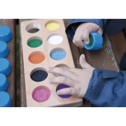 Cubos táctiles juego sensorial texturas