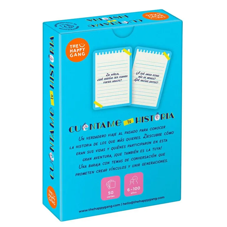 Cuéntame tu historia 50 preguntas