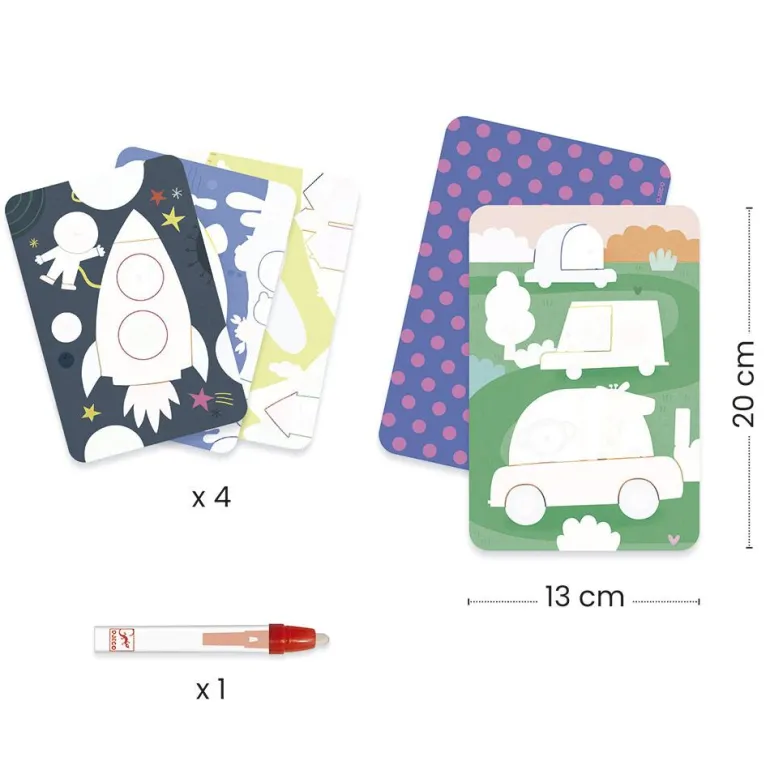 Dibujos mágicos para colorear transportes