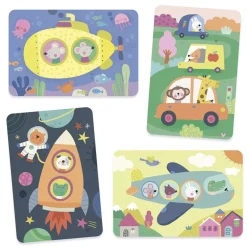 Dibujos mágicos para colorear transportes