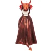 Disfraz capa dragón rojo 3-4 años