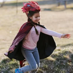 Disfraz capa dragón rojo 3-4 años