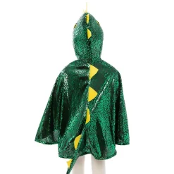 Disfraz capa dragón verde metalizado 2-3 años