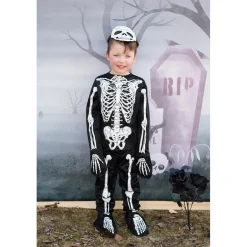 Disfraz esqueleto 5-6 años brilla en la oscuridad