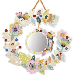 DIY colgador para joyas flores madera