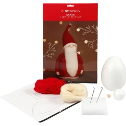 DIY Papá Noel fieltro