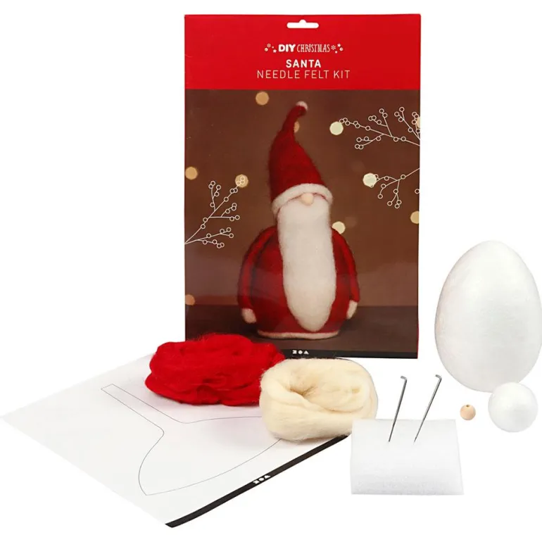 DIY Papá Noel fieltro