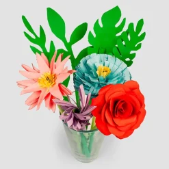 DIY set crea flores de papel