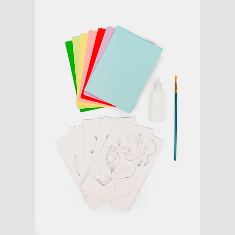 DIY set crea flores de papel