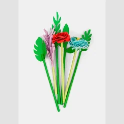 DIY set crea flores de papel