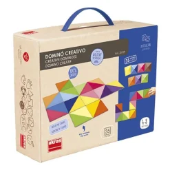 Dominó creativo asociación por colores