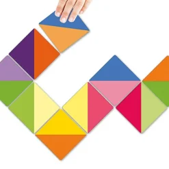 Dominó creativo asociación por colores