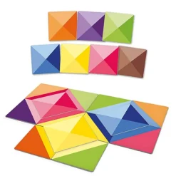 Dominó creativo asociación por colores