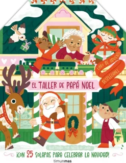 El taller de Papá Noel. Libro de Adviento desplegable