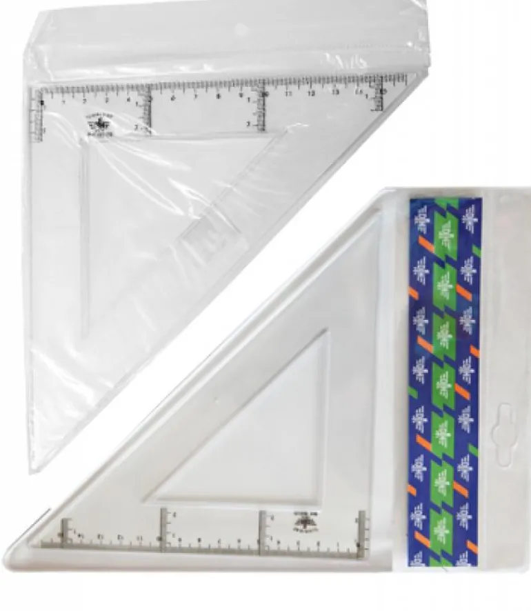 Escuadra de plástico 25cm. D. Ferrer