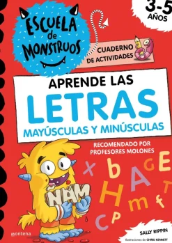 Escuela de Monstruos. Cuaderno de actividades - Aprende a escribir las LETRAS ma