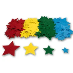 Estrellas de fieltro adhesivas 150 piezas