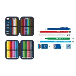 Estuche 2 pisos Blue Odissey