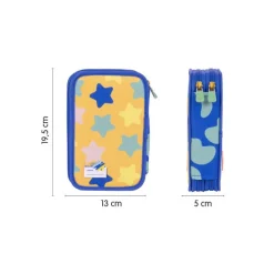 Estuche 2 pisos Blue Odissey