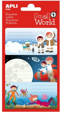 Etiquetas modelo polo norte 9 unidades Apli